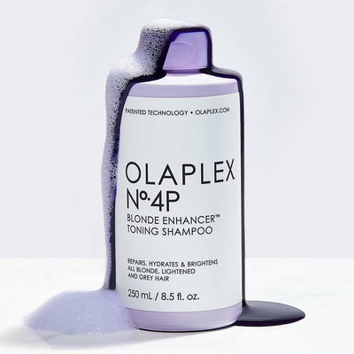 Olaplex No4P blonde enhancer toning shampoo, repairing shampoo, purple shampoo, olaplex purple shampoo, shampoo for blondes